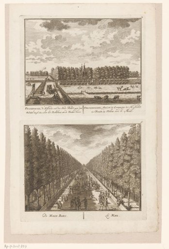 View of the estate Frankendael and a view of the Maliebaan