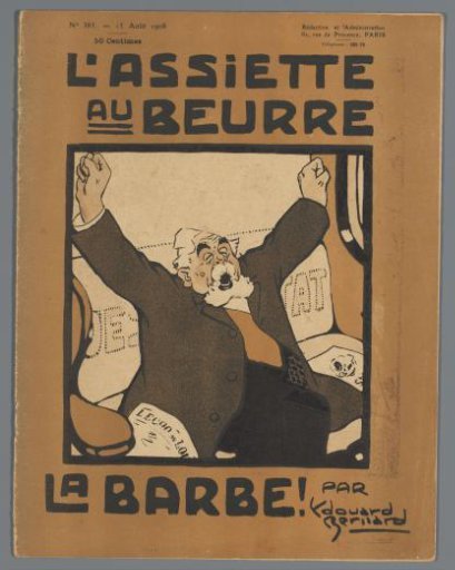 Copy of the magazine 'L'Assiette au Beurre', No. 385, 15 August 1908