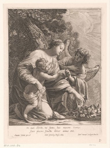 Mary with Child and an Angel