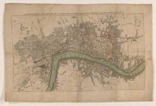 Map of London, 1761