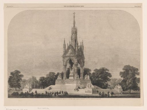 Design for the Monument Commemorating Albert of Saxe-Coburg and Gotha