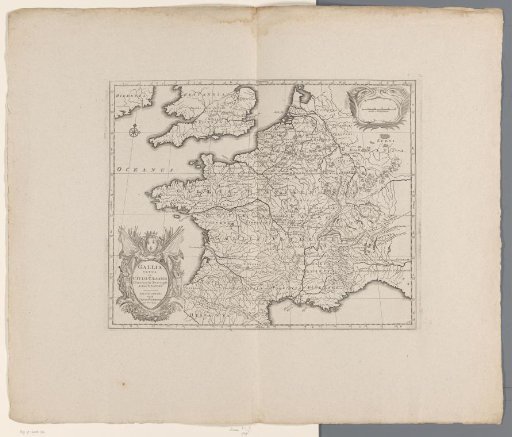 Map of France in Roman times