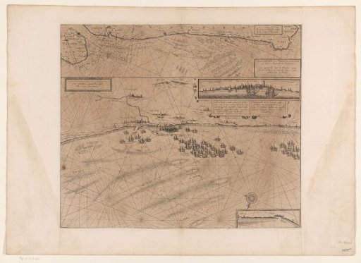 Map of the coast at Dunkirk and of the Flemish coast from Walcheren to Boulogne, 1631