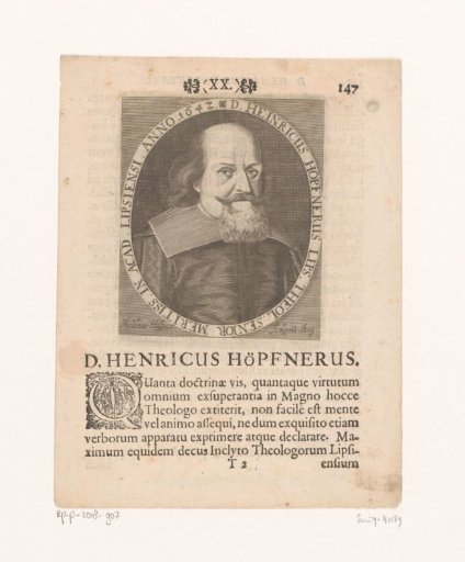 Portrait of Heinrich Höpfner