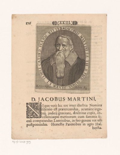 Portrait of Jacob Martini