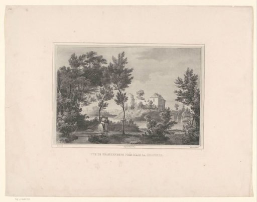 View of Frankenberg Castle, near Aachen