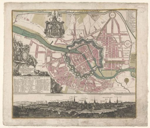 View and Map of Berlin
