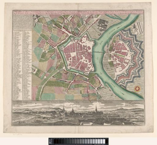 Map and View of Dresden