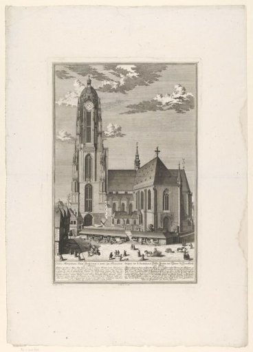View of the Frankfurt Cathedral