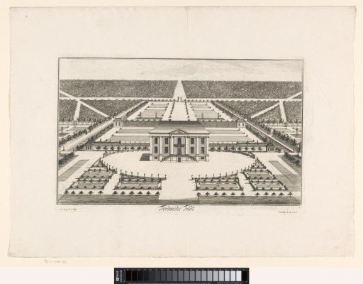 View of a country house