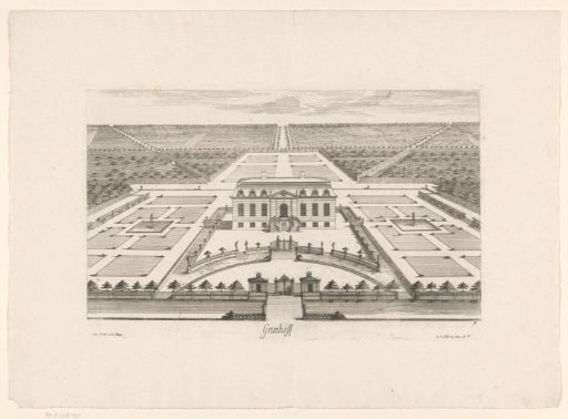 View of a country house