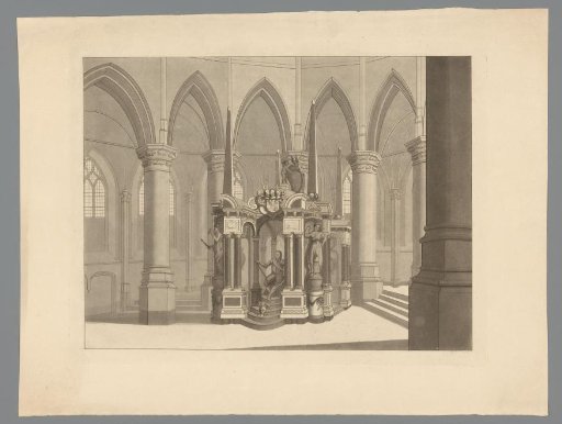 Tomb of William I of Orange in the New Church in Delft