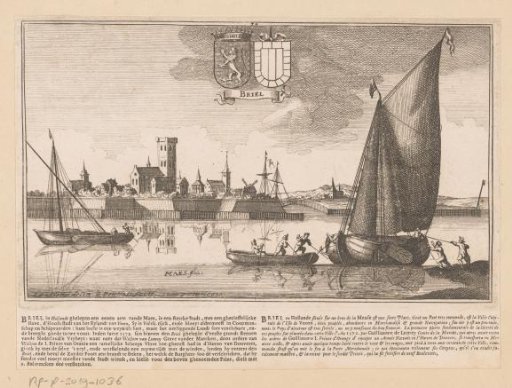 View of the Harbour of Brielle