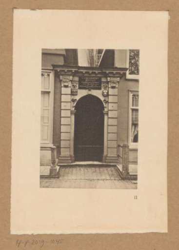 View of the Gate of the Sint Annahofje in Leiden