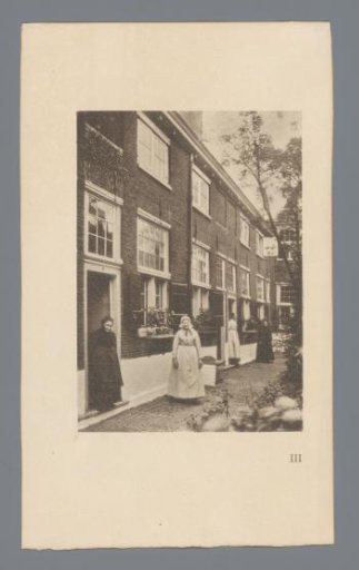 View of the Courtyard of the Sint Annahofje in Leiden