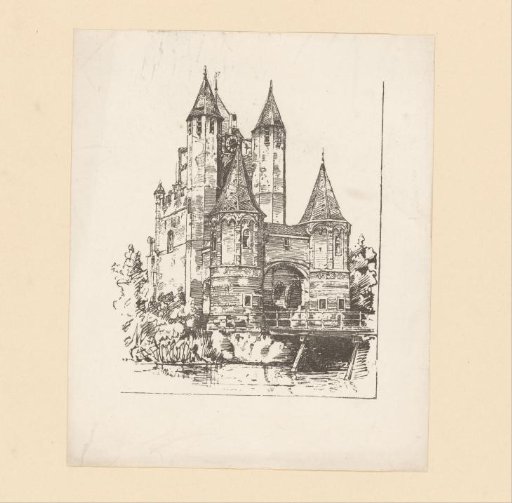 View of the Amsterdam Gate in Haarlem