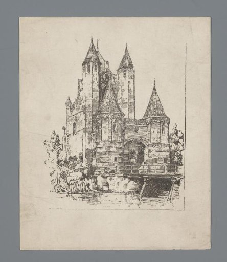 View of the Amsterdam Gate in Haarlem