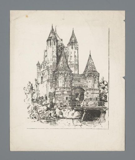 View of the Amsterdam Gate in Haarlem