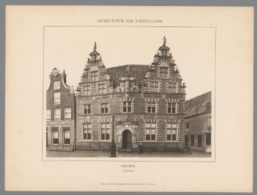 View of the Old Town Hall of Hoorn