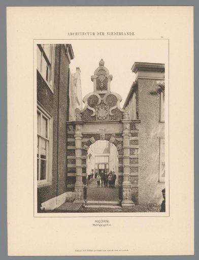 View of a Gate in Hoorn