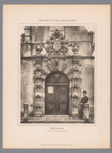 View of the Doorway of the Athenaeum Illustre in Amsterdam
