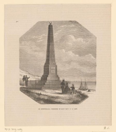 View of the Monument in Scheveningen