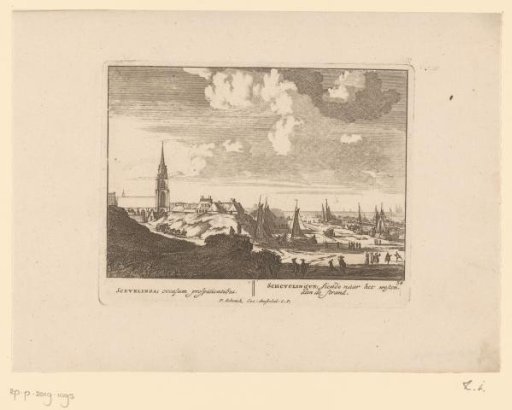 View of the beach at Scheveningen