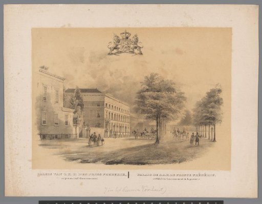 View of the palace of Prince Frederik