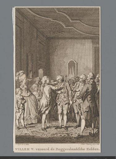 William V Honoring the Heroes of the Battle of Dogger Bank, 1781