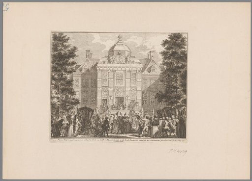 William V presents himself as Knight of the Garter, 1752
