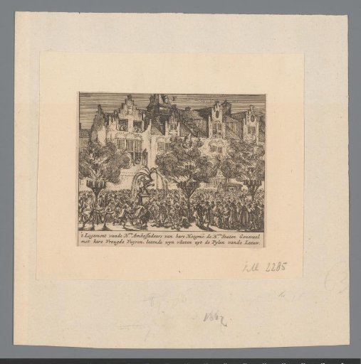 Bonfire at the residence of the ambassadors
