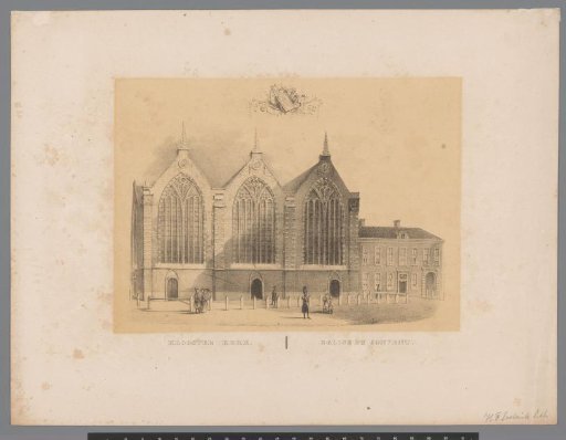 View of the Klooster Church in The Hague
