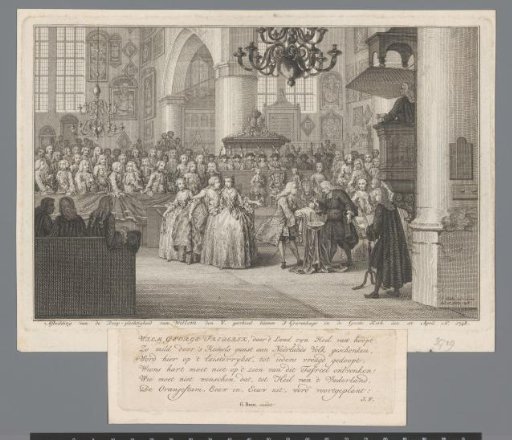 Baptism of Prince William V, 1748
