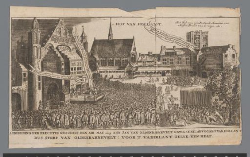 The beheading of Johan van Oldenbarnevelt, 1619