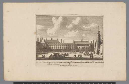 View of the Binnenhof in The Hague