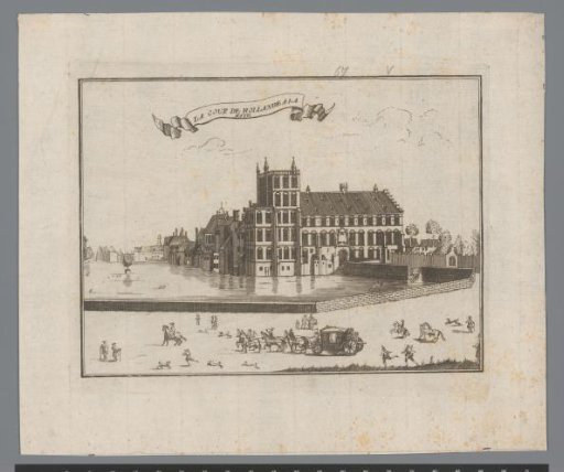 View of the Buitenhof with the Hofvijver in The Hague