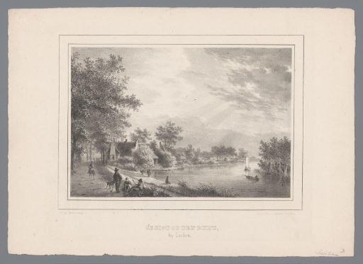 View of the Rhine at Leiden
