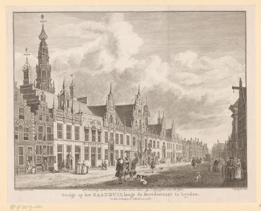 View of the Town Hall of Leiden