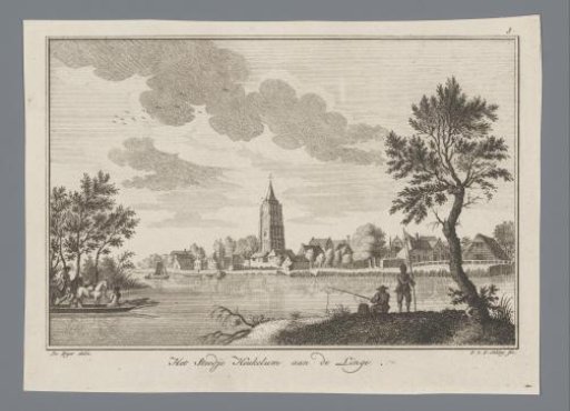 View of Heukelum from the Linge