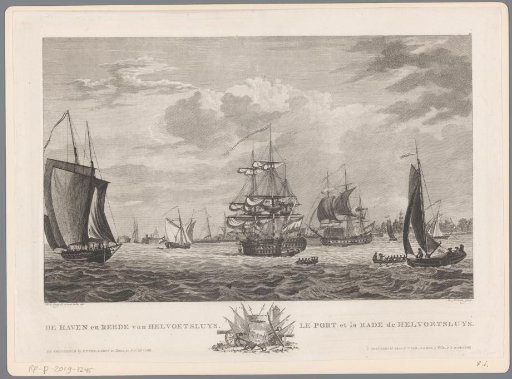 View of the Harbour and Roadstead of Hellevoetsluis