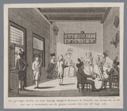 Princess of Orange Arrested at Goejanverwellesluis, 1787