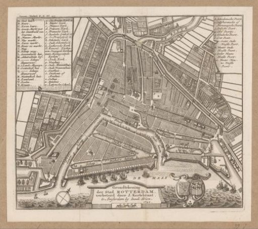 Map of Rotterdam