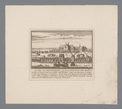 View of the Abbey of Leeuwenhorst near Noordwijkerhout