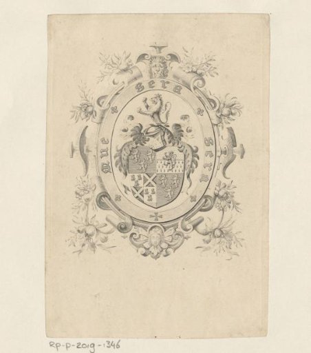 Ex libris of an unknown person, possibly R. Ford