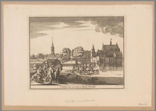 View of Kapelle and Castle Maalstede
