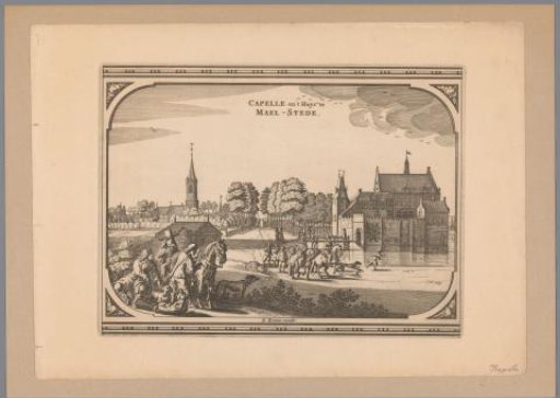 View of Kapelle and Castle Maalstede