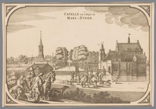 View of Kapelle and Castle Maalstede