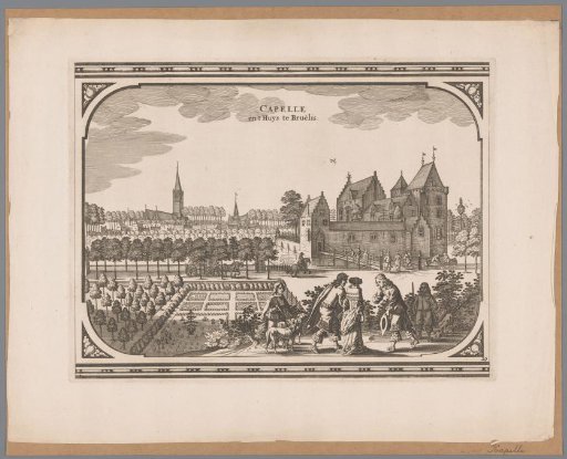 View of Kapelle and Château Bruëlis