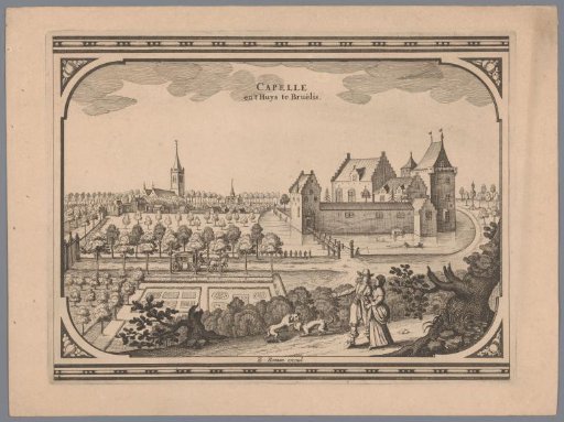 View of Kapelle and Château Bruëlis
