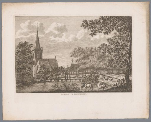 View of the church in Kruiningen